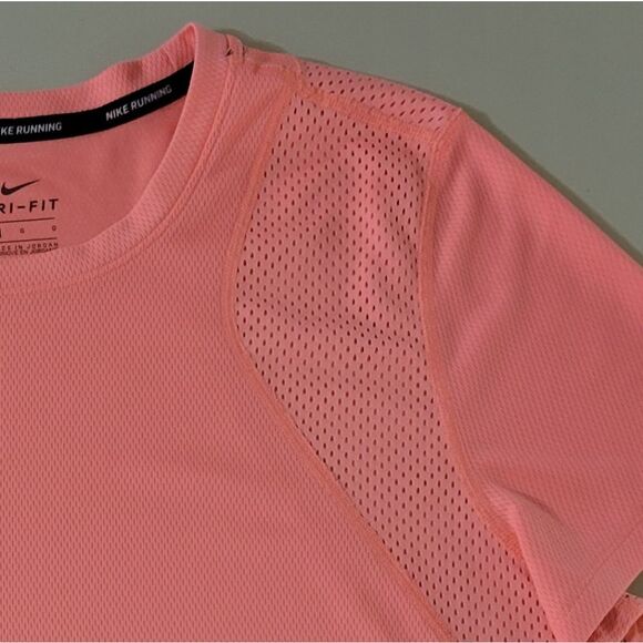 Nike Women's Orange Dri-FIT Crewneck Short Sleeve Top - Picture 12 of 16